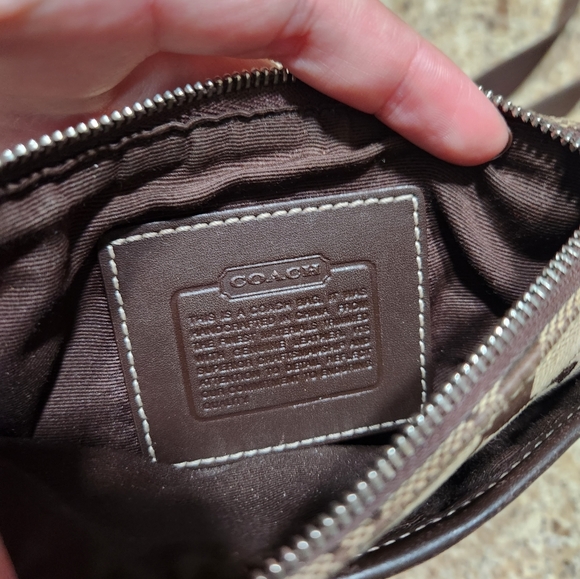 Y2k Coach Monogram Crossbody Bag Purse - Picture 3 of 4